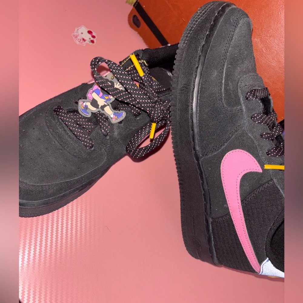 Nike Kids Sneakers Black and Pink